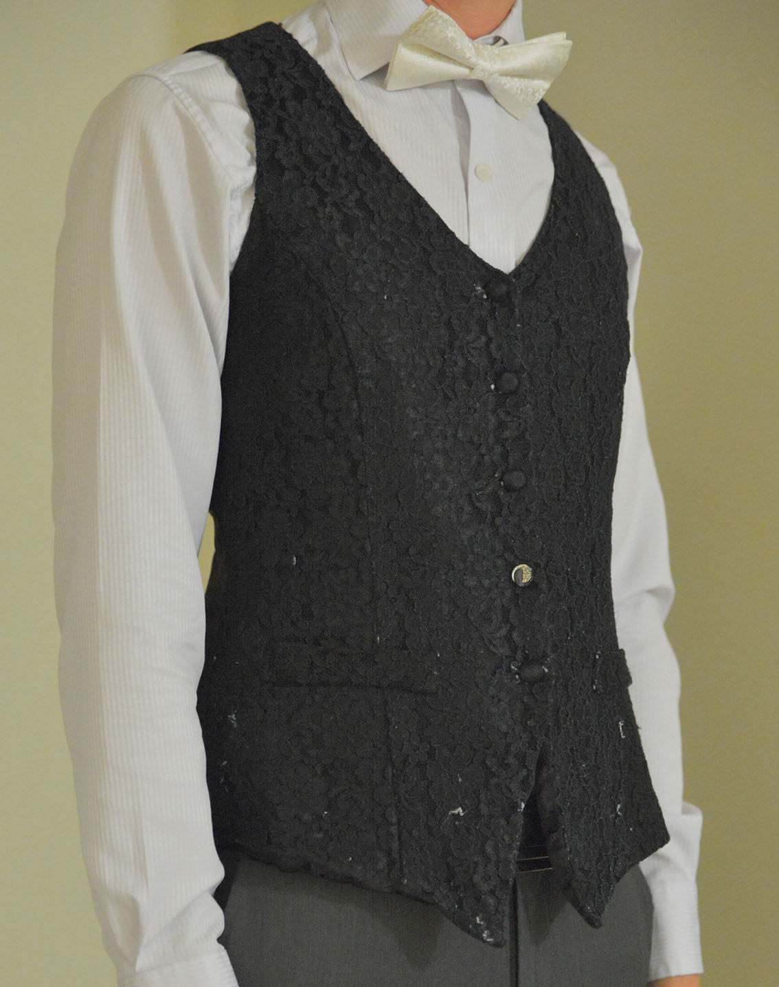 An 1860s style waistcoat (image courtes of Jessica Boman).