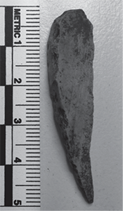 Example of a Bondi point from Bobadeen (published in Australian Archaeology 80:62).