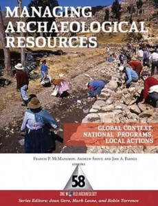 managing-archaeological-resources book cover