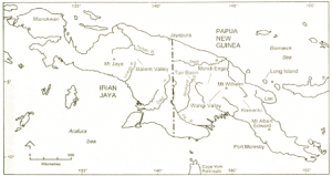 Map of New Guinea (published in Australian Archaeology 47:1).