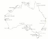 Place names mentioned in the text (published in Australian Archaeology 39:108).