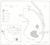 Location and geomorphology of Lake Urana (published in Australian Archaeology 38:38).