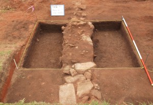 Box section of in situ foundation, convict infirmary, Toodyay Convict Depot