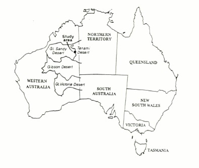 Map of Australia (published in Australian Archaeology 35:11)