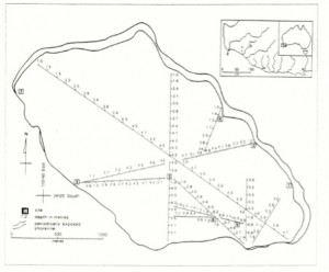 Map of Lake Jasper (published in Australian Archaeology 31:29).